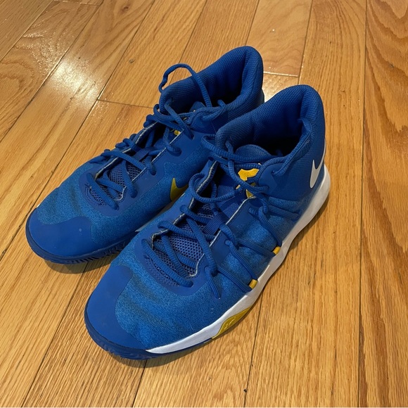 Nike KD Trey 5 V boys shoes size 7 blue yellow - Picture 2 of 5